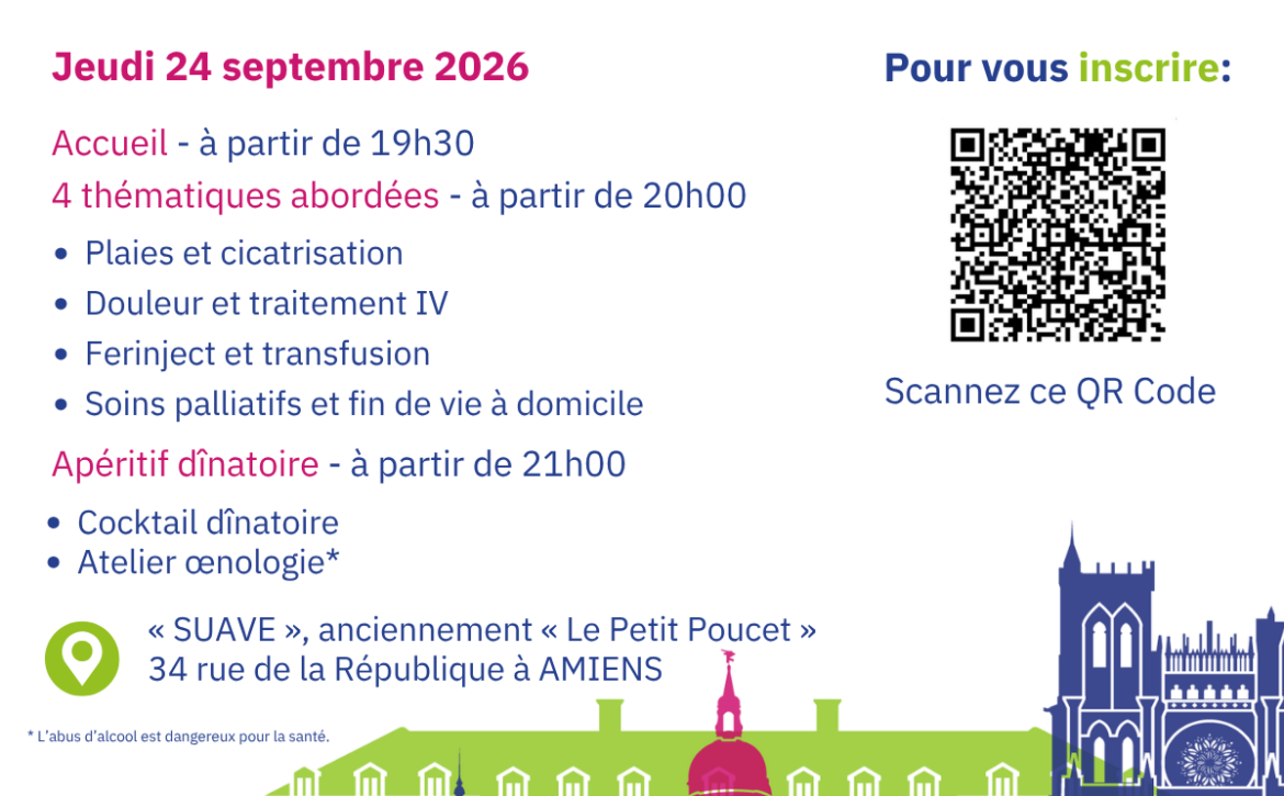 Visuel- Invitation aux soirées du domicile - septembre 2026 - avec QR Code d'inscription
