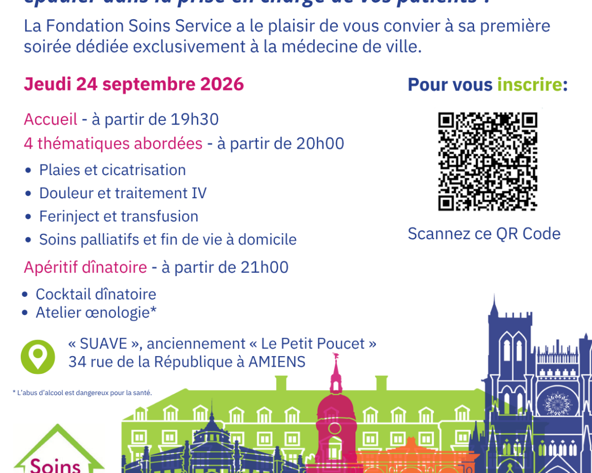 Visuel- Invitation aux soirées du domicile - septembre 2026 - avec QR Code d'inscription